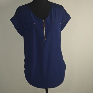 Sweet Wanderer Royal Blue Blouse
